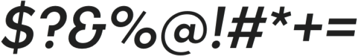 Onry Semi Bold Italic otf (600) Font OTHER CHARS