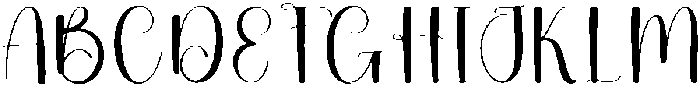 Ontime Regular otf (400) Font UPPERCASE