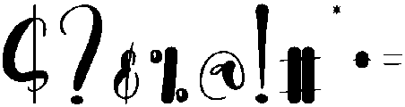 Ontime Regular otf (400) Font OTHER CHARS
