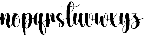 Ontime Regular otf (400) Font LOWERCASE