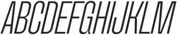 Onvire Light Italic otf (300) Font UPPERCASE