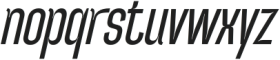 Onvire Medium Italic otf (500) Font LOWERCASE