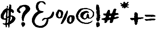 one otf (400) Font OTHER CHARS