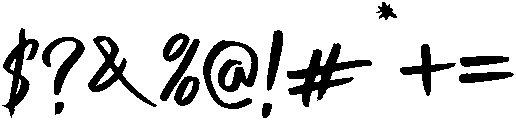 one otf (400) Font OTHER CHARS