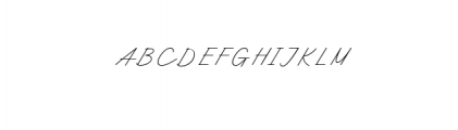 Oneliner-Regular.ttf Font UPPERCASE