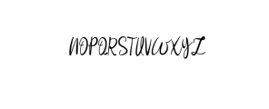 onlyone Font UPPERCASE