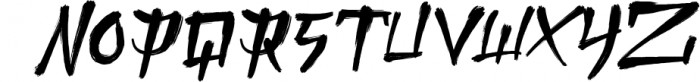 ONIGASHIMA - A Japanese Brush Font Font UPPERCASE