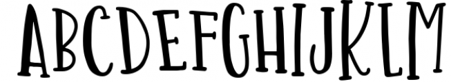 One in a Melon Font + Doodles! Font UPPERCASE