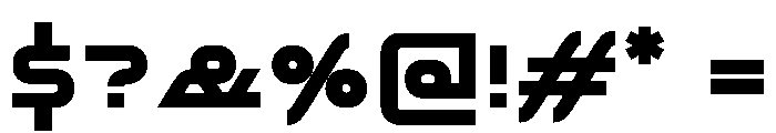 ONIMOD Font OTHER CHARS