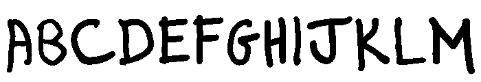On The Fritz Font UPPERCASE