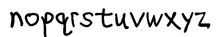 On The Fritz Font LOWERCASE
