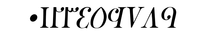 Ondrwaax-Italic Font OTHER CHARS