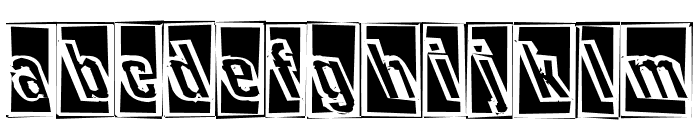 One Hit Wonder Font LOWERCASE