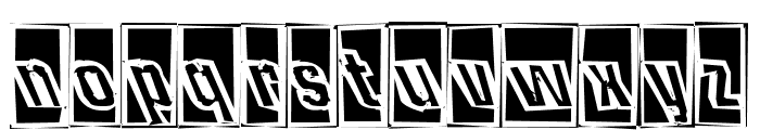 One Hit Wonder Font LOWERCASE