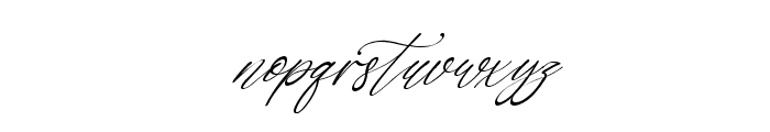 One January Italic Font LOWERCASE