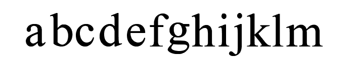 One Time Roman Font LOWERCASE