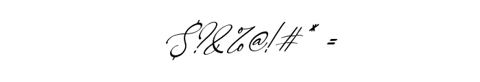 OneJanuary-Italic Font OTHER CHARS