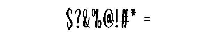 Oneday1 Font OTHER CHARS