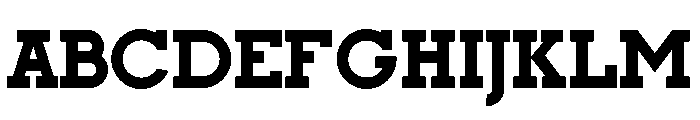 Onefifth Black Font UPPERCASE