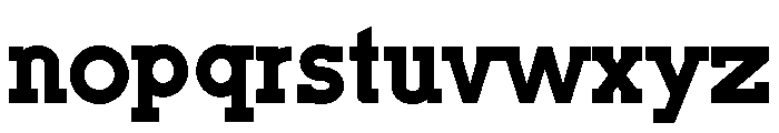 Onefifth Black Font LOWERCASE