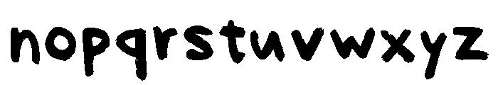 Onesheeptwosheepthree Regular Font LOWERCASE