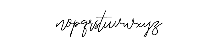 OnesilverSignature Font LOWERCASE