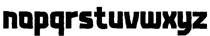 Onex Traki Trial Regular Font LOWERCASE