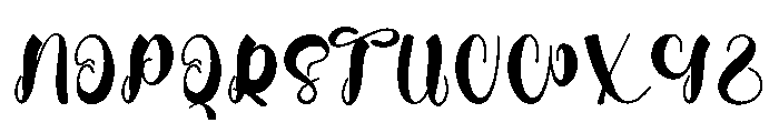 Online School Font UPPERCASE