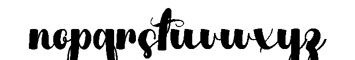 Online School Font LOWERCASE