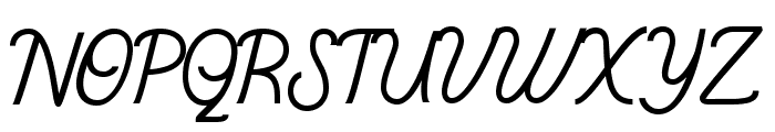 Onthehill Font UPPERCASE