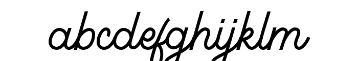 Onthehill Font LOWERCASE