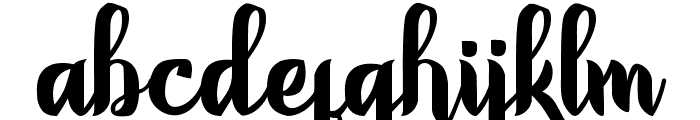 Onttaseckie-Regular Font LOWERCASE