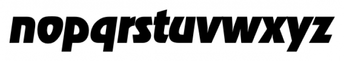 OnStage Serial Heavy Italic Font LOWERCASE
