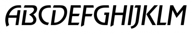 OnStage Serial Italic Font UPPERCASE