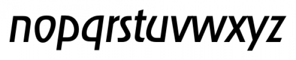 OnStage Serial Italic Font LOWERCASE