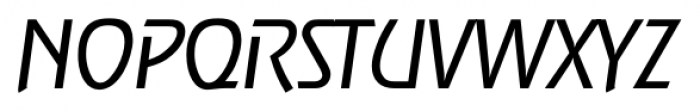 OnStage Serial Light Italic Font UPPERCASE