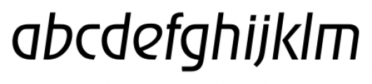 OnStage Serial Light Italic Font LOWERCASE