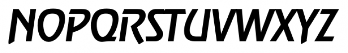 OnStage Serial Medium Italic Font UPPERCASE