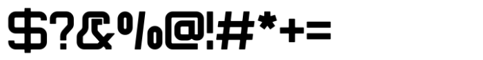 On Grid Extra-Bold Font OTHER CHARS