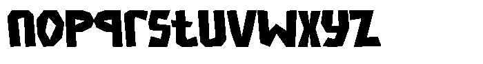 Onarki Font LOWERCASE