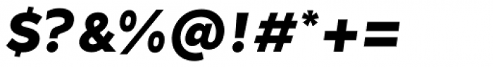 Ondo Bold Italic Font OTHER CHARS