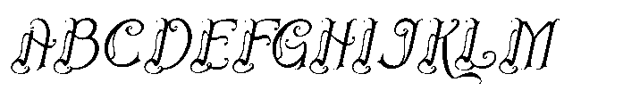 Onelsymus Italic Font UPPERCASE