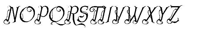 Onelsymus Italic Font UPPERCASE