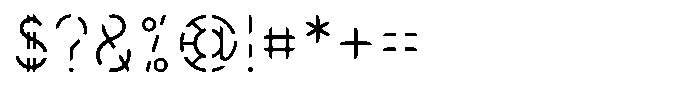 Ongunkan Anglo Saxon Predetor Font OTHER CHARS