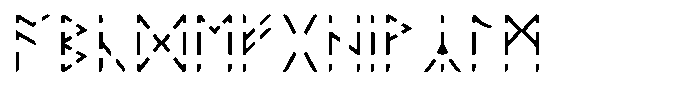 Ongunkan Anglo Saxon Predetor Font UPPERCASE
