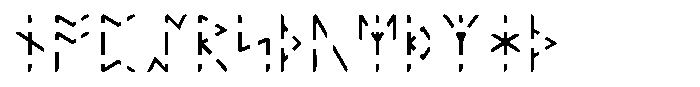 Ongunkan Anglo Saxon Predetor Font LOWERCASE