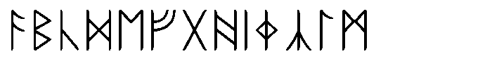 Ongunkan Anglo Saxon Runic FONT