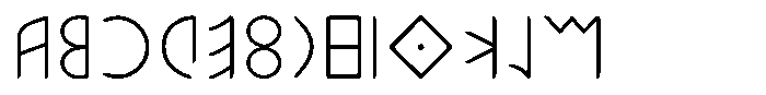Ongunkan Archaic Etruscan Scrip Font UPPERCASE