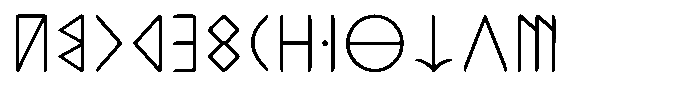 Ongunkan Archaic Etruscan Scrip FONT