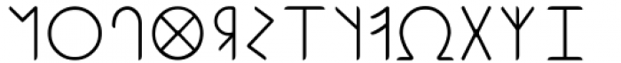 Ongunkan Arkaic Greek Regular Font UPPERCASE